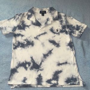 Polo Ralph Lauren Little Boys Tie-Dyed Cotton Mesh Polo Shirt Sz. 6